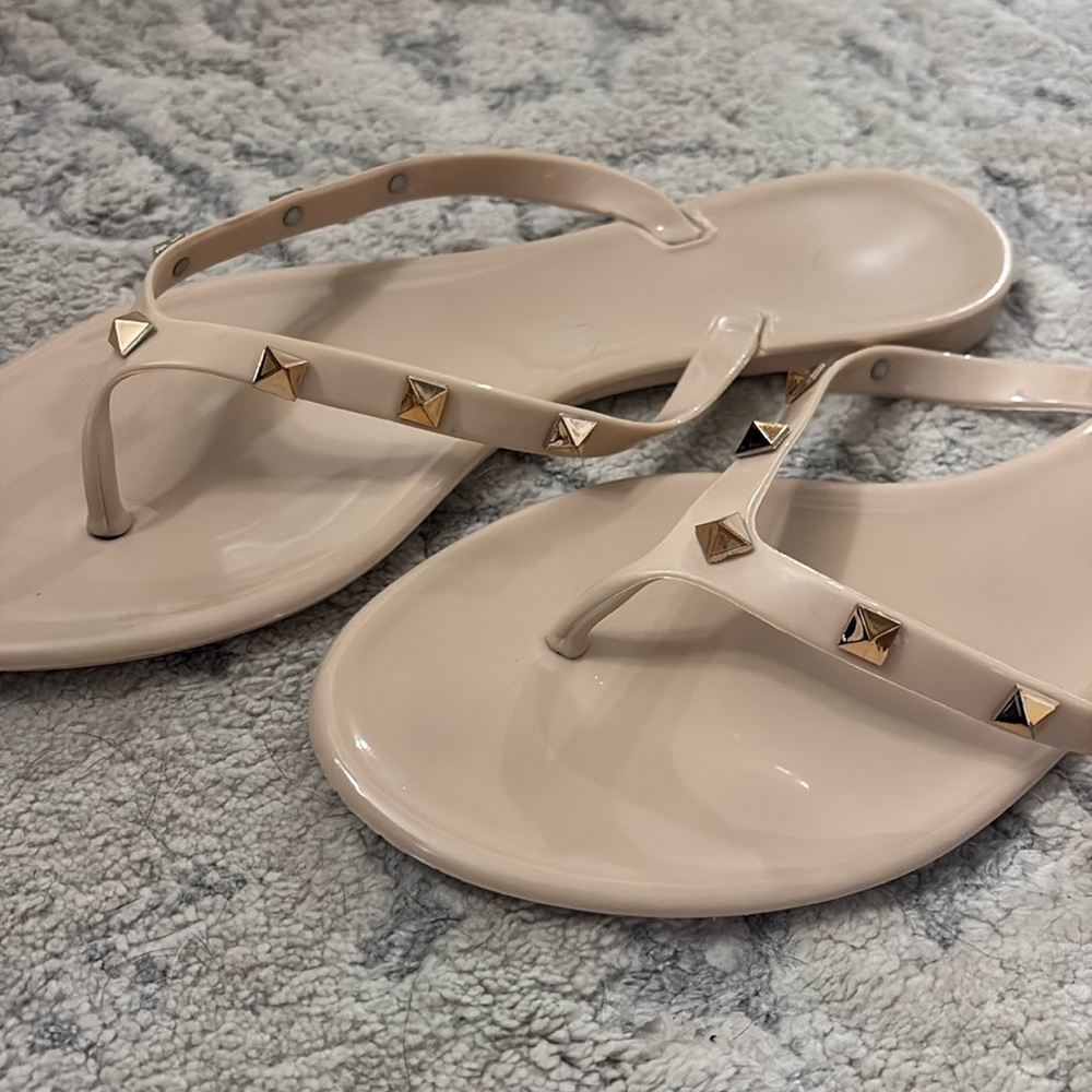 Steve Madden nude jelly studded thong sandal Size 7 - Picture 6 of 17